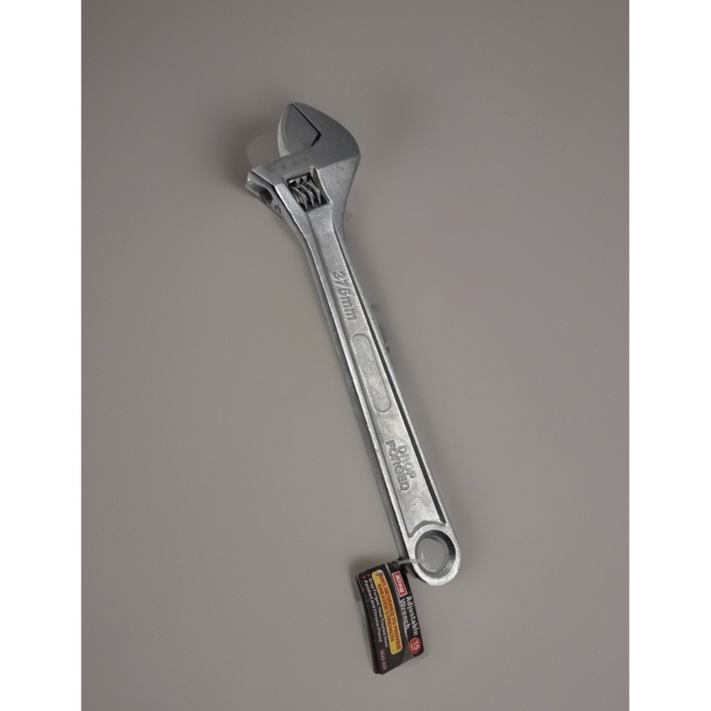 15 Inch/375mm Adjustable Wrench Drop Forged, Heat treated steel NEW